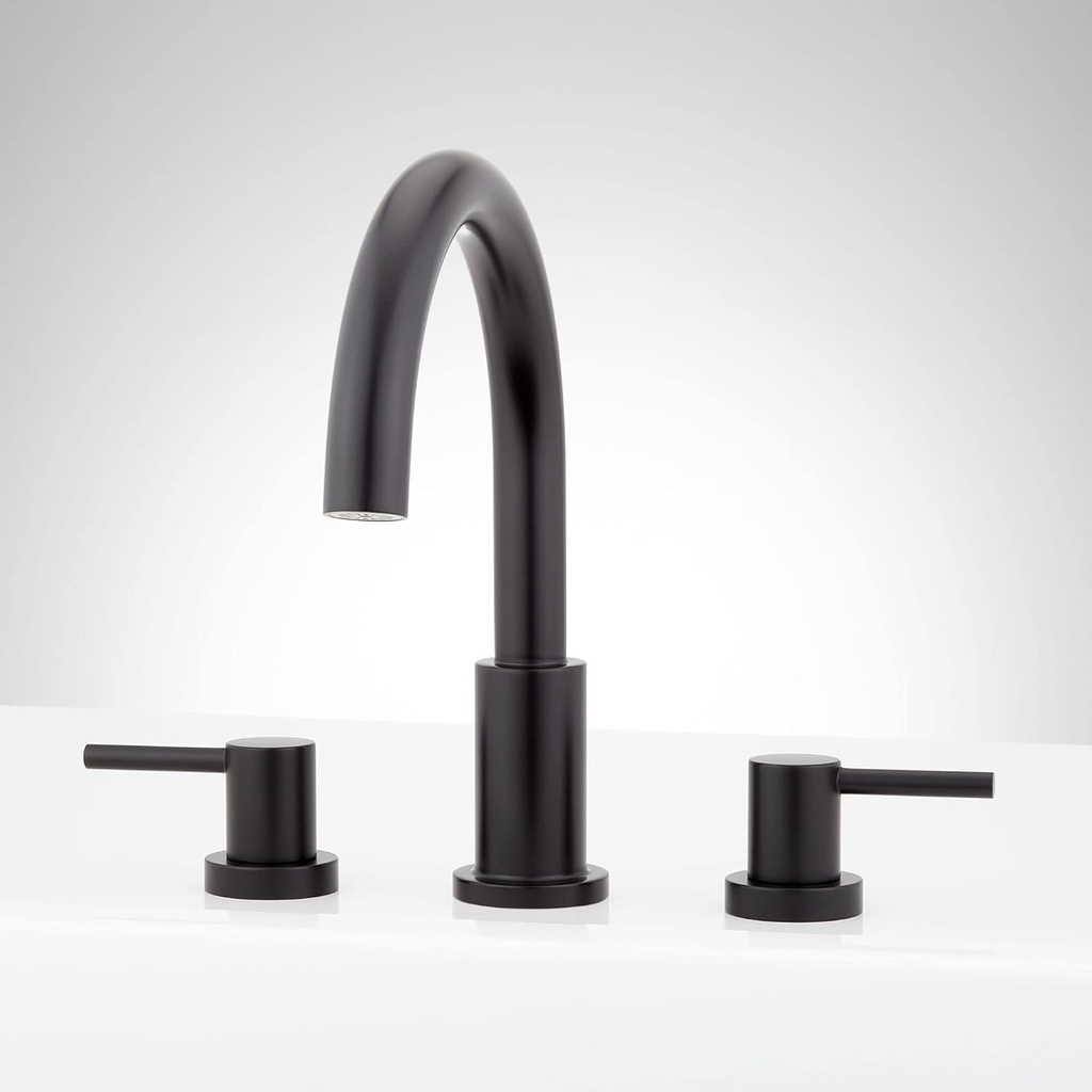 Signature Hardware 483927 Lexia Deck Mounted Roman Tub Filler Faucet - Less Valve - Matte Black