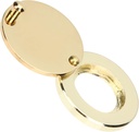 Apartment Door Security Peephole Cover for Inside Apartment Door Peep Hole Covers Viewer Cover Copper Viewer Peephole Plate