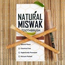 Miswak Sticks for Teeth, Natural Toothbrush, No Toothpaste Needed, Miswak Toothbrush Stick also known as Siwak Chew Sticks for Humans, Meswak, مسواك