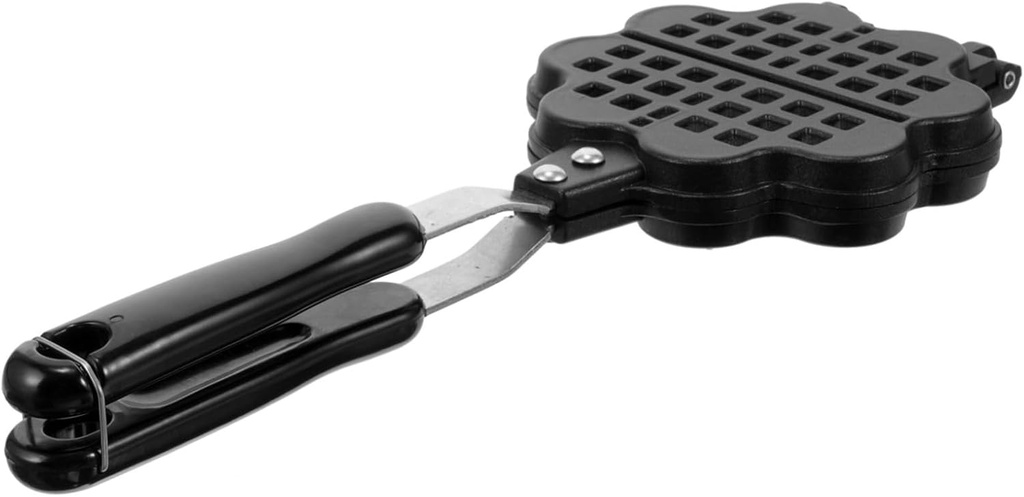 Zerodeko Portable Dual-sided Waffle Maker and Cake Mould Non-stick Kitchen Tool for Pancakes and Baked Goods for Baking