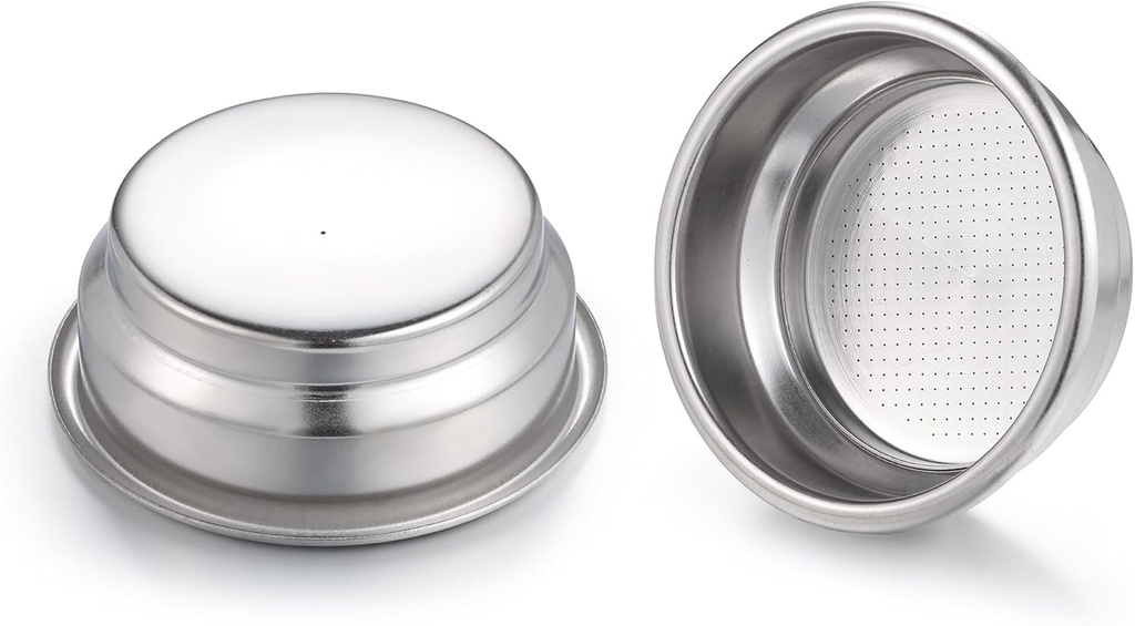 Dual Wall Filter Compatible with Breville Dual Boiler Oracle 58mm 2 Cup - BES900XL, BES920XL, BES980XL, BES990BSS, E61 Espresso Coffee Machine Pressurized two shot basket