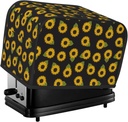 Oven Cover Kitchen Bread Machine Protector,2 Slice Toaster Cover For Home,Kitchen Small Appliance-Sunflowers