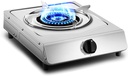 Gas cooktop Desktop Burners Gas Hob gas hob 4.2KW Desktop Camping Gas Stove, Portable Gas Stove Cooking Burner,Stainless Steel Panel In Easy To Clean， For Warming, Cooking, Boiling(Lpg)