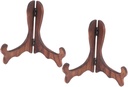 Table Top Easels for Display 2pcs Wooden Plate Stands Book Display Stand Picture Holder Frame Rack