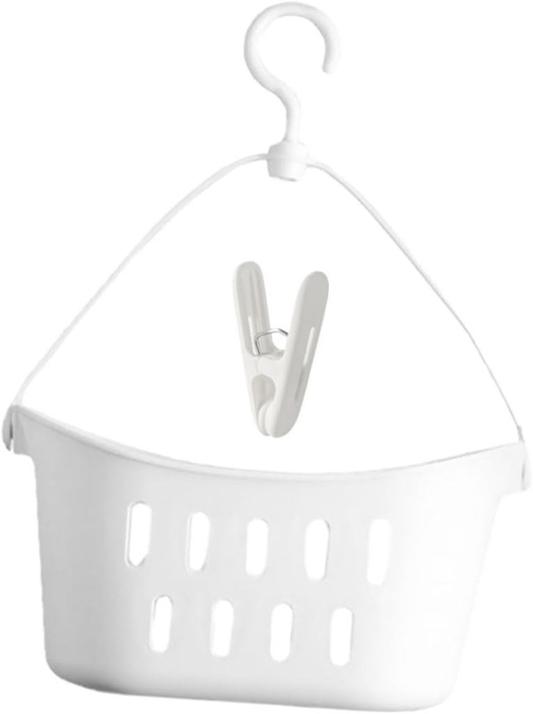 Hanging Plastic Sundries Basket Organizer for Kitchen and Bathroom Portable Storage for Items Easy to Suspend Multi-functional Use for Toiletries and More