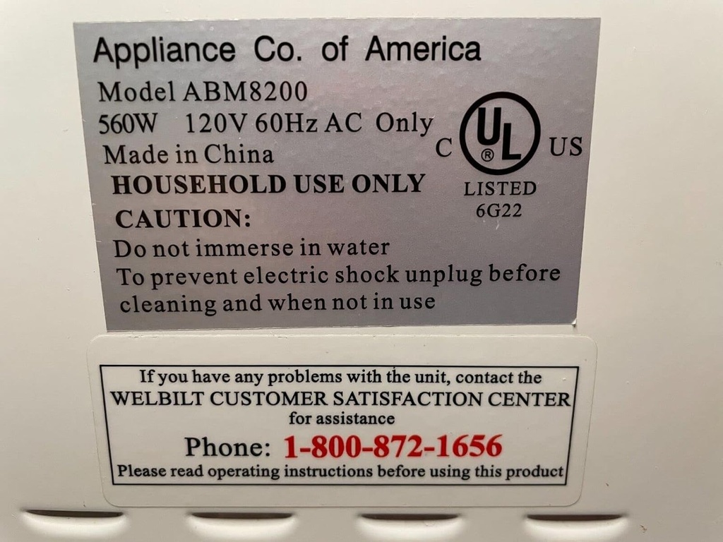 Paddle for Welbilt Bread Machine Model ABM8200 only (-O-)