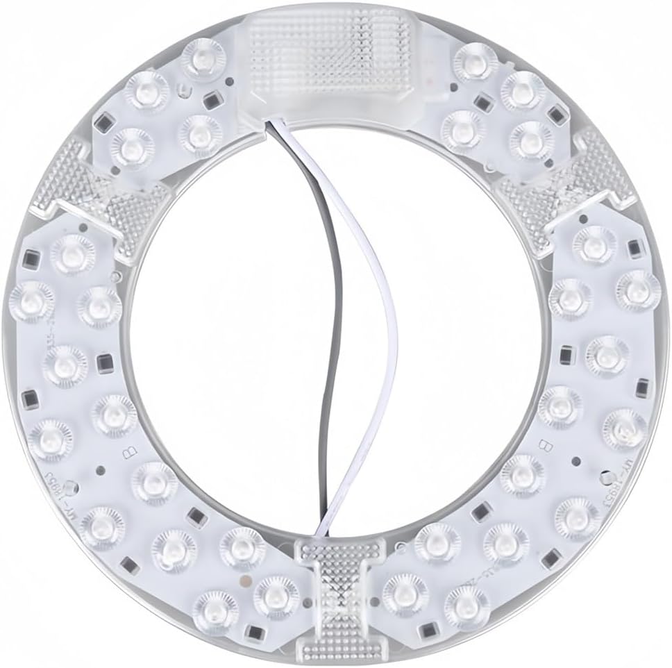 LED Ceiling Light Module Magnetic Replacement Rotundity 220V 6500K 14W 26W 36W 50W White Light lamp LED Ceiling Fan Light retrofit kit(50W)