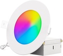 INFIBRITE 4 Inch WiFi Smart 9W 810LM Recessed LED Ceiling Light, Dimmable, Alexa/Google, Wet Rated