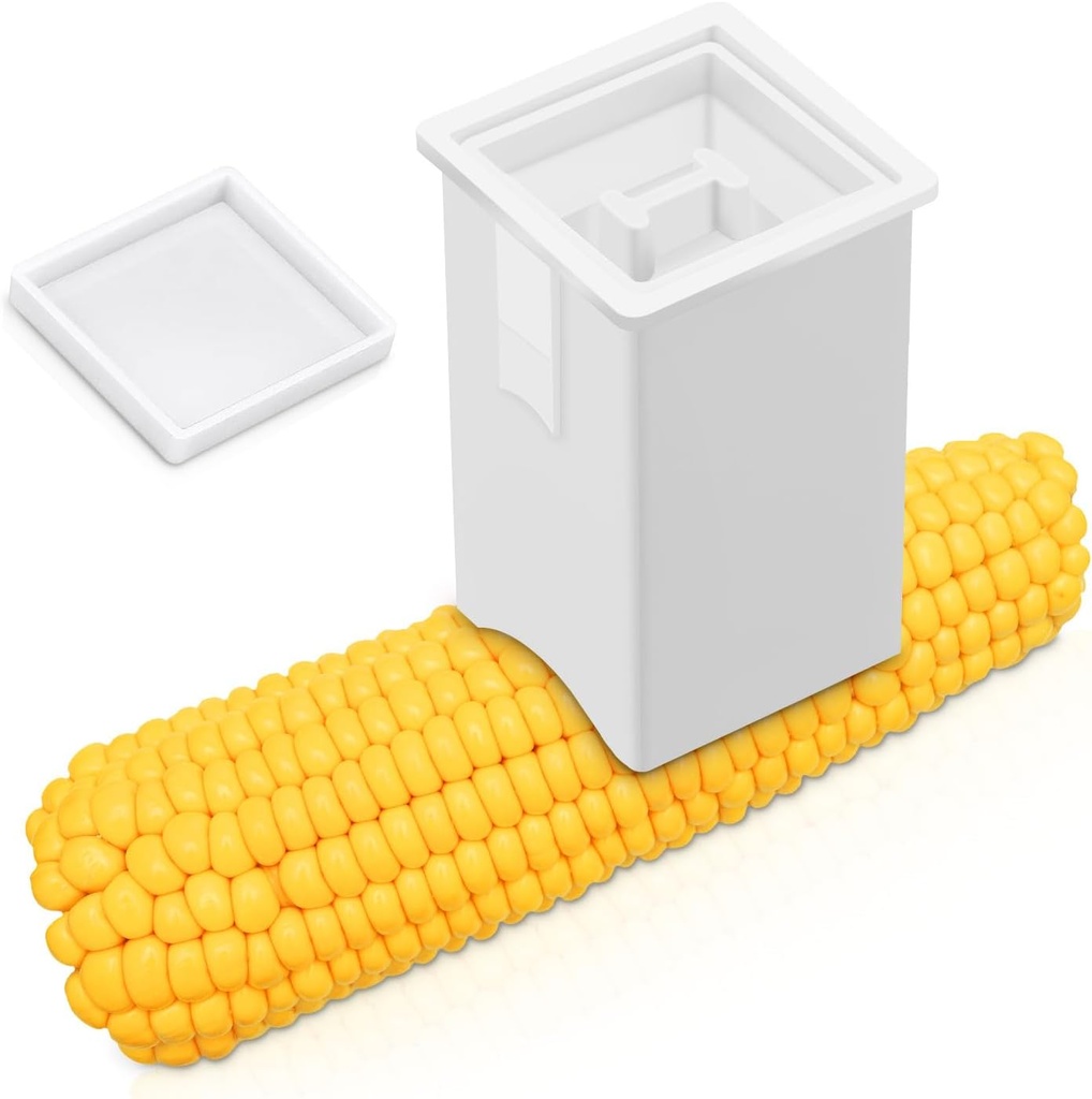 Butter Spreader, Corn Cob Butter Dispenser with Built-In Cover, Butter Stick Holder, Butter Applicator, Kitchen Tools, Bakeware, Spreads Butter on Pans Toast Waffles Bagels, Dishwasher Safe (1)