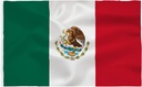 Mexico Flag 3x5 Foot- Mexican National Flags Indoor/Outdoor Quality Polyester with Vivid Color Brass Grommets Decorations
