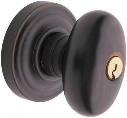 Baldwin Estate 5225.112.ENTR Keyed Entry Egg Knob in Venetian Bronze
