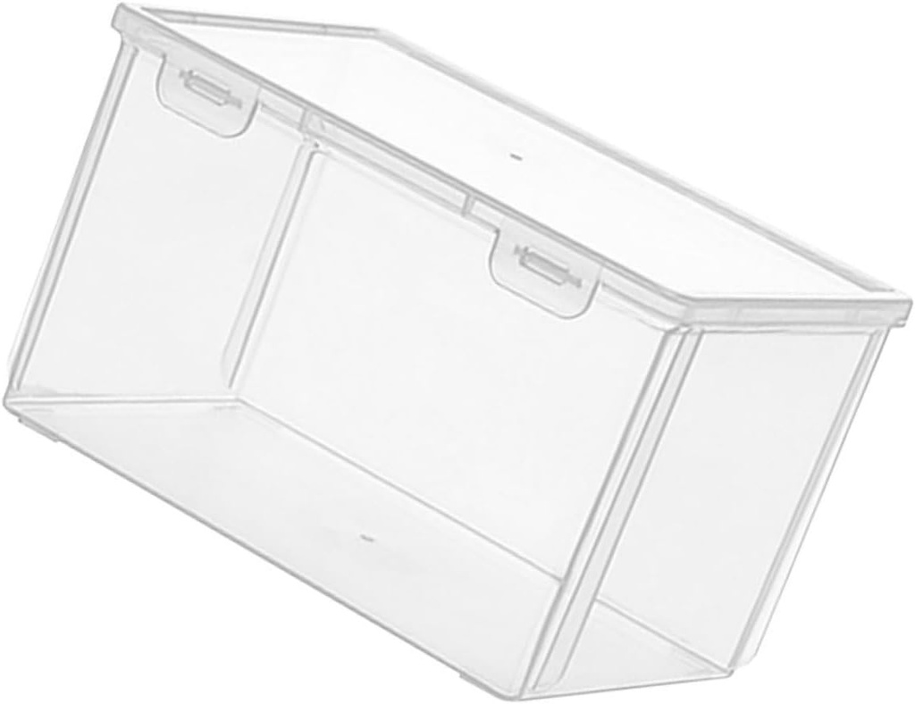 Amosfun Food-Grade Plastic Bread Storage Box Leakproof Food Container for Fridge Kitchen Organizer for Bread and Food Storage
