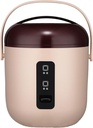 Rice Cooker, Slow Cooker Multi-Purpose Pot 3 Cups with Steamer Rice Food Vegetables Eggs Automatic Keep Warm / 2L Capacity