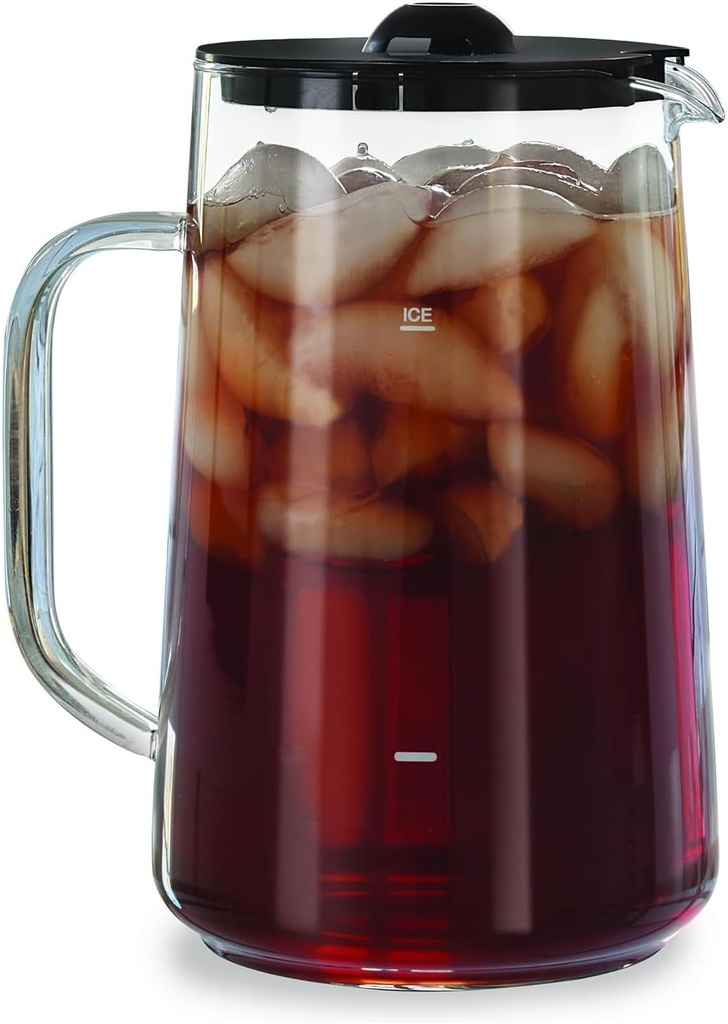 Iced Tea Pitcher for AEMEGO Iced Tea Maker and Coffee Maker, Glass, 80Oz(2.5qt)