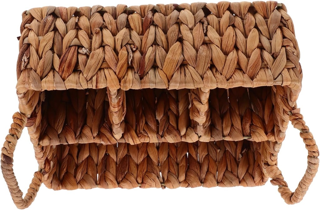 Organizing Woven Basket Storage Basket for Silverware Cutlery Organizer Design Decorative Desktop Holder