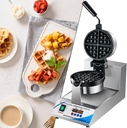 Flip Waffle Maker, Commercial Waffle Maker Machine, Electric Waffle Irons Non-stick Waffle Baking Machine with 122-572℉ / 50-300℃ Temp Range,110V
