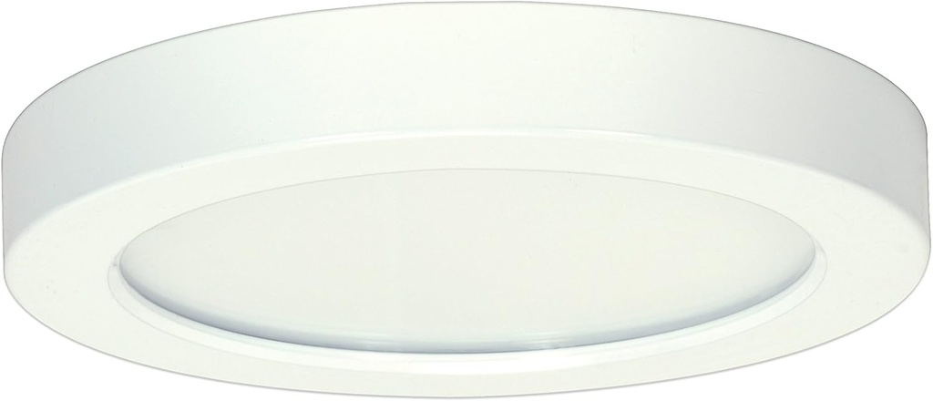 Satco Products S9331 Blink Flush Mount LED Fixture, 13.5W/7", White