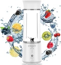 Portable Blender, Personal Blender for Shakes & Smoothies,Mini blender 17.6Oz,Juicer Cup with 6 Blades and 4000mAh USB Rechargeable,Kitchen,Home,Travel, BPA-Free(white)