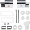 SING F LTD Toilet Seat Hinges - Left & Right Soft Close Toilet Seat Fittings - Compatible with Duro - Soft-Close Mechanism