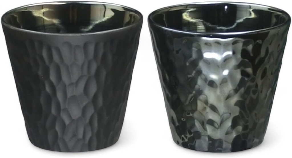 J-kitchens Pair Locking Cups, Light Changing 10.1 fl oz (300 ml), Dishwasher Safe, Microwave Safe, Made in Japan