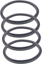 DECHOUS 4pcs Sealing O-ring Gasket Replacement Seals Silicone Seal Rings Replacement Parts Rubber Gasket Juice Squeezer Silicone Rings Juicer Set