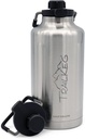 TrailKeg Sports Water Bottle, 64 oz, 1/2 Gallon, Vacuum Insulated Stainless Steel, Double Walled, Hot for 12 Hours, Cold for 48 Hours, Wide Mouth Metal Jug