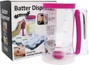 Pancake Batter Dispenser, Batter Separator Bakeware Pancake Maker with Measuring Label, Kitchen Baking Tool for Perfect Pancakes, Cupcake, Cream, Waffle, Muffin Mix, Cake & Crepe