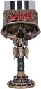 Nemesis Now Officially Licensed Slayer Eagle Helmet Skull Logo Goblet,Gold,19.5cm