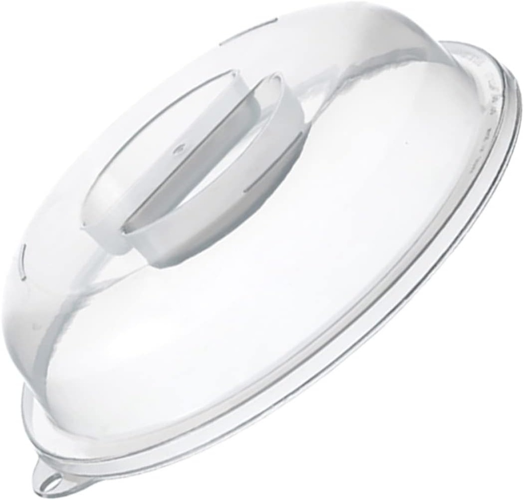 1pc Microwave Oven Cover Microwave Splatter Guard with Steam Vent (transparent) Glass Cloche Food Display Cover Lid Protective Agent Micro-wave Oven Pp re-usable