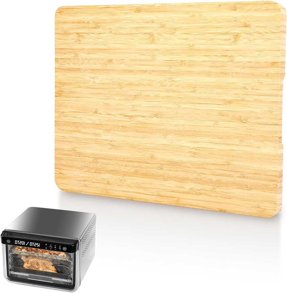 Cutting board for Convection Toaster Oven, Compatible with Ninja DT201/DT251 Foodi Air Fryer，Toaster Oven Accessories With Heat-Resistant Non-Skid Silicone Feet ，16.3x13.1”