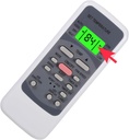Replacement Remote Control for MRCOOL RG05F2/BGEU1 RG05F3/BGEFU1 Room Air Conditioner