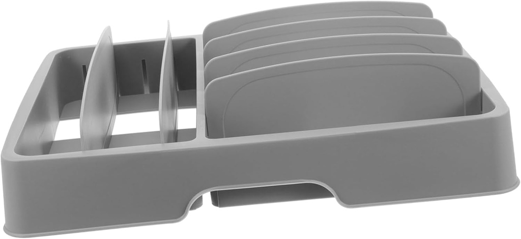 Multi Grid Utensil Storage Case Reusable Cutlery Organizer for Kitchen Silverware Holder with Creative Compartment Design and Safe Storage