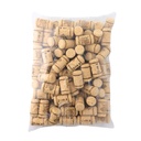 FastRack Bag of 100, #8 Straight Wine Corks for Wine Bottles | 1.73" x 0.87" (44 mm x 22 mm) Beige | Bottle Stoppers | Replacement Corks for Bottles – Reliable Fit and Consistent Seal