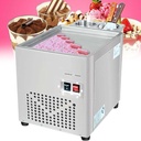 Electric Ice Cream Roll Maker, Commercial Rolled Yogurt Ice Cream Machine, Stainless Steel Stir-Fried Ice Pan, Yogurt Cream Machine for Bars, Cafes, Dessert Shops