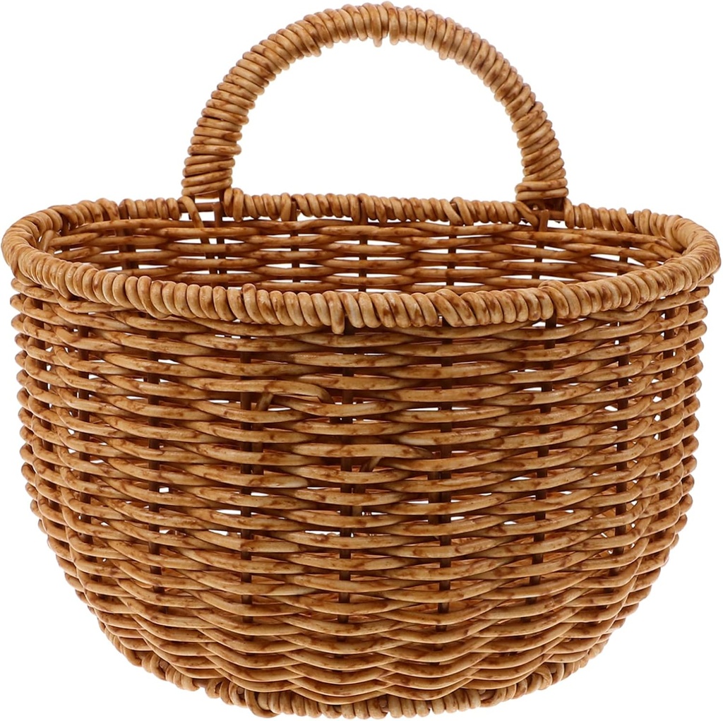 Garneck Seagrass Wall Storage Basket Kitchen Storage Bin Bread Baskets for Serving Home Restaurant Decor