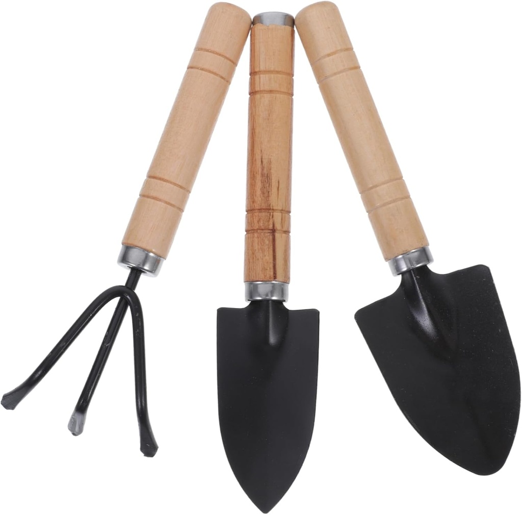 1set Gardening Tool Set Hand Tools for Planting Digging and Cultivating Includes Rake Shovel and Garden Trowel for Outdoor Use