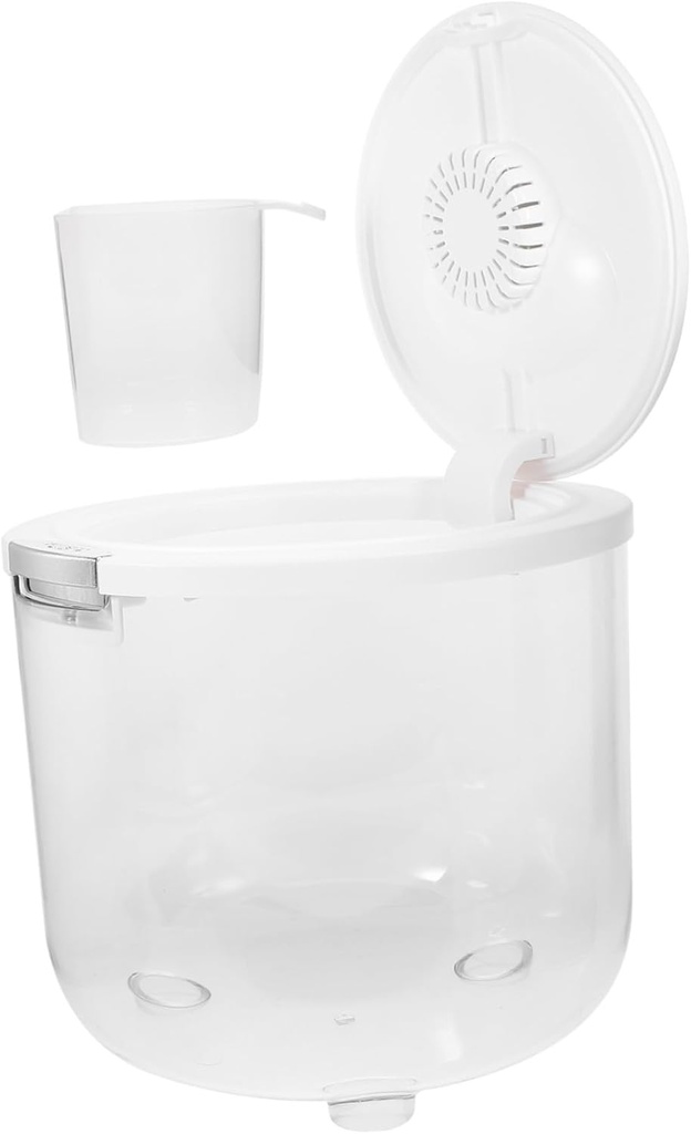 ABOOFAN Airtight Rice Storage Container Food-grade Bucket for Grains Cereal and Beans Capacity for Kitchen Pantry Organization