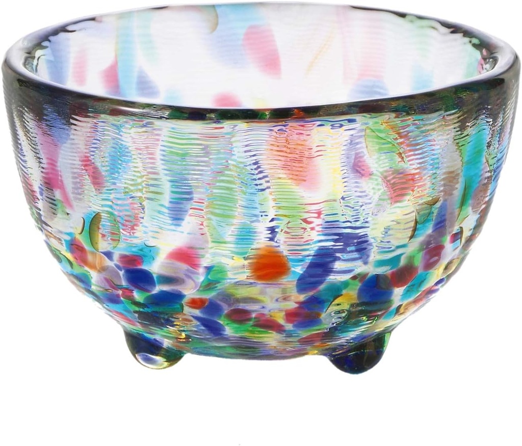 津軽びいどろ Aderia Tsugaru Vidro F-71905 Cup, Ochoko, 1.7 fl oz (50 ml), Nebuta Musician, Made in Japan