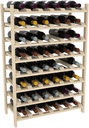 Creekside 48 Bottle Modular Wine Shelves (Pine) by Creekside - Exclusive 12-inch deep design, bottle necks don't stick out! Quality, high grade pine., 12", Pine
