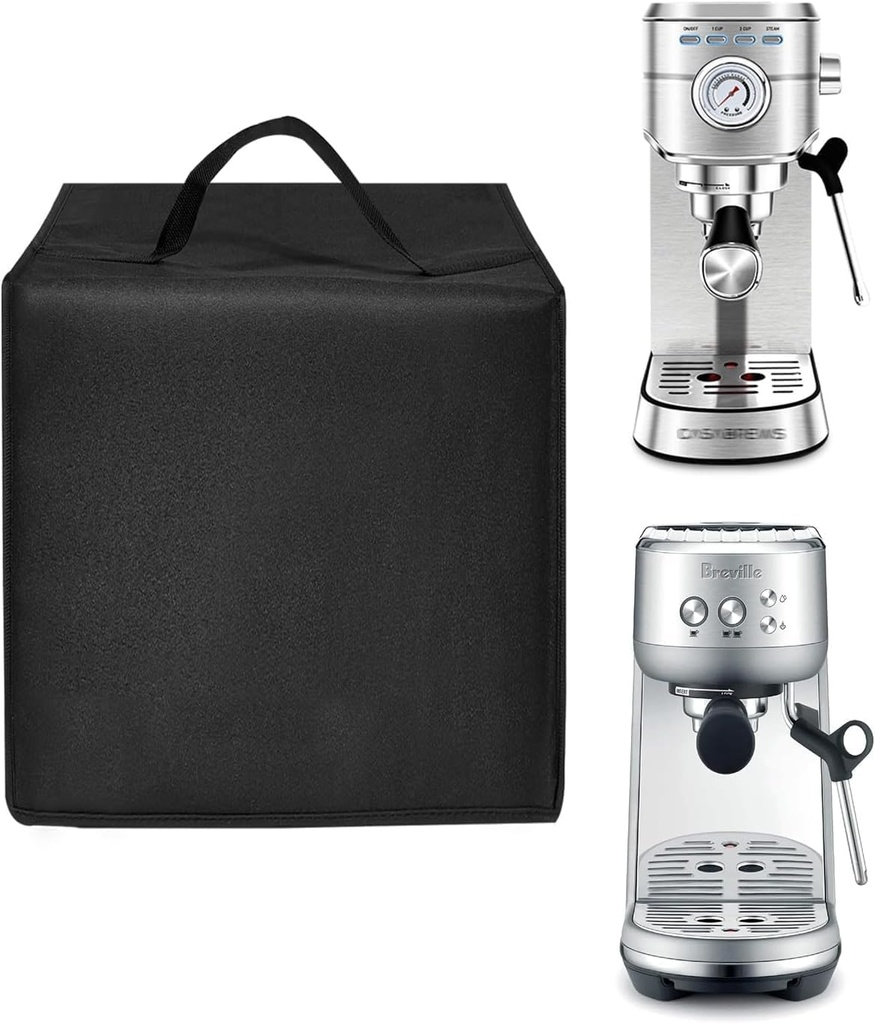 Latte Maker Cover Espresso Machine Lid Waterproof Anti-static Nylon Case for CASABREWS CM5418/3700 Stainless Steel Coffee Maker/for Espresso Machine BES450BSS/Stainless Steel Coffee Maker