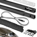 Replacement for Chamberlain Group G7710cb-P, Garage Door Opener 10ft Chain Drive Rail Extension Kit and Replacement Drive Chain, Compatible with Most Chain Drive Garage Door Openers, Durable, Lasting