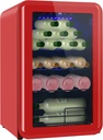 Wine Cooler Countertop Freestanding Wine Cellars Compressor System Champagne Chiller Digital Temperature Control UV-Protective Finish Max Load 24 Standard Bottle