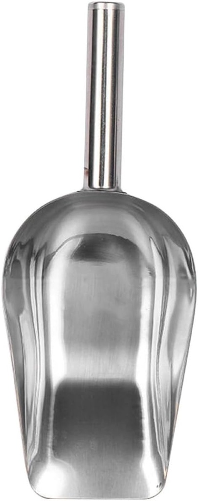 OUNONA Stainless Steel Multi-functional Ice Scoop for Food Candies and Lightweight Easy to Clean for Home and Parties