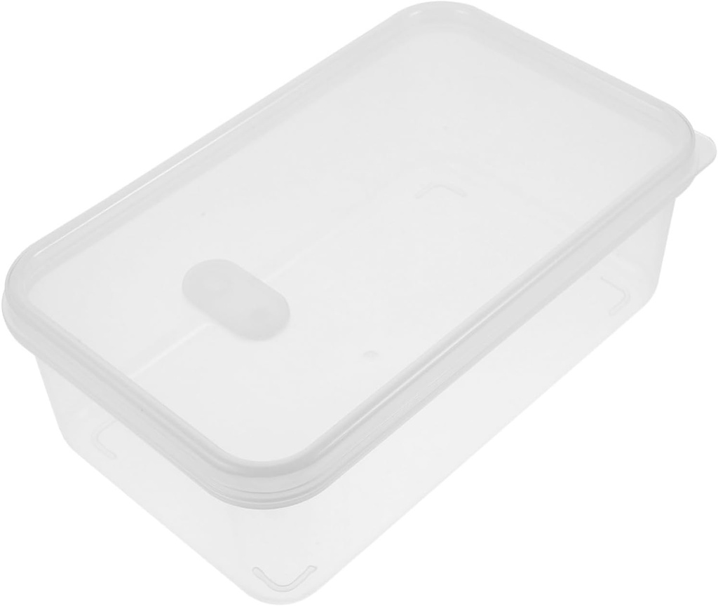 Large Capacity Crisper Box Fridge Food Storage Container Bread Toast Holder Fresh Keep Box Kitchen Storage Holder