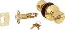Schlage F51ABEL505 Lifetime Polished Brass Bell Keyed Entry F51A Panic Proof Door Knob