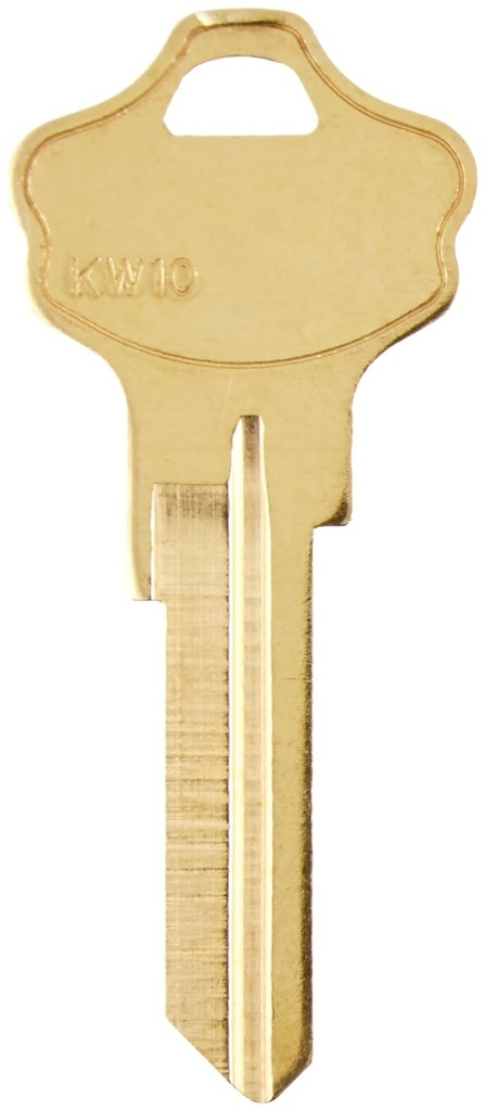Kaba Ilco KW10-BR Kw10 Kwikset Key Blank (Pack of 50)