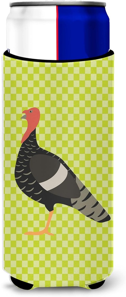 Caroline's Treasures BB7813MUK Marragansett Turkey Green Michelob Ultra Hugger for slim cans, Slim Can, Multicolor