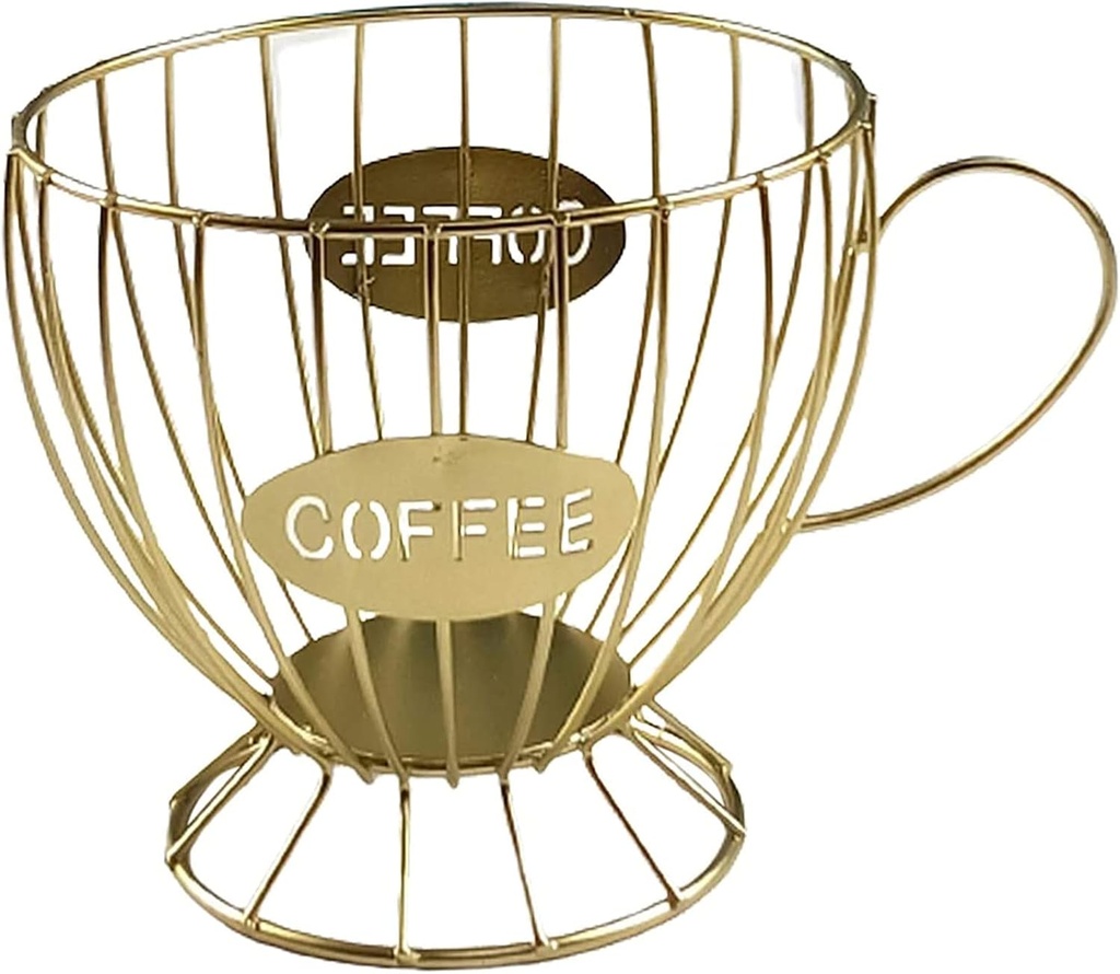 Coffee Capsule Basket, Coffee Pod Organizer, Coffee Capsule Pod Storage Basket, Coffee Capsule Holder, Coffee Mug Storage Basket, Metal Coffee Pod Capsule Holder