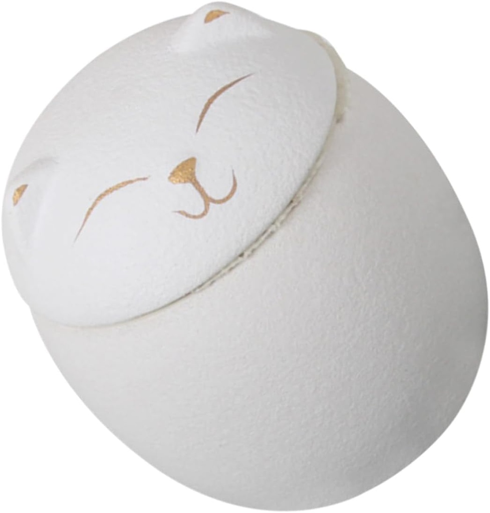 Totority Cute Cat Ceramic Tea Canister Decorative Tea Storage Jar Lid for Kitchen Sealed Container Cookies and Kitchen Organization