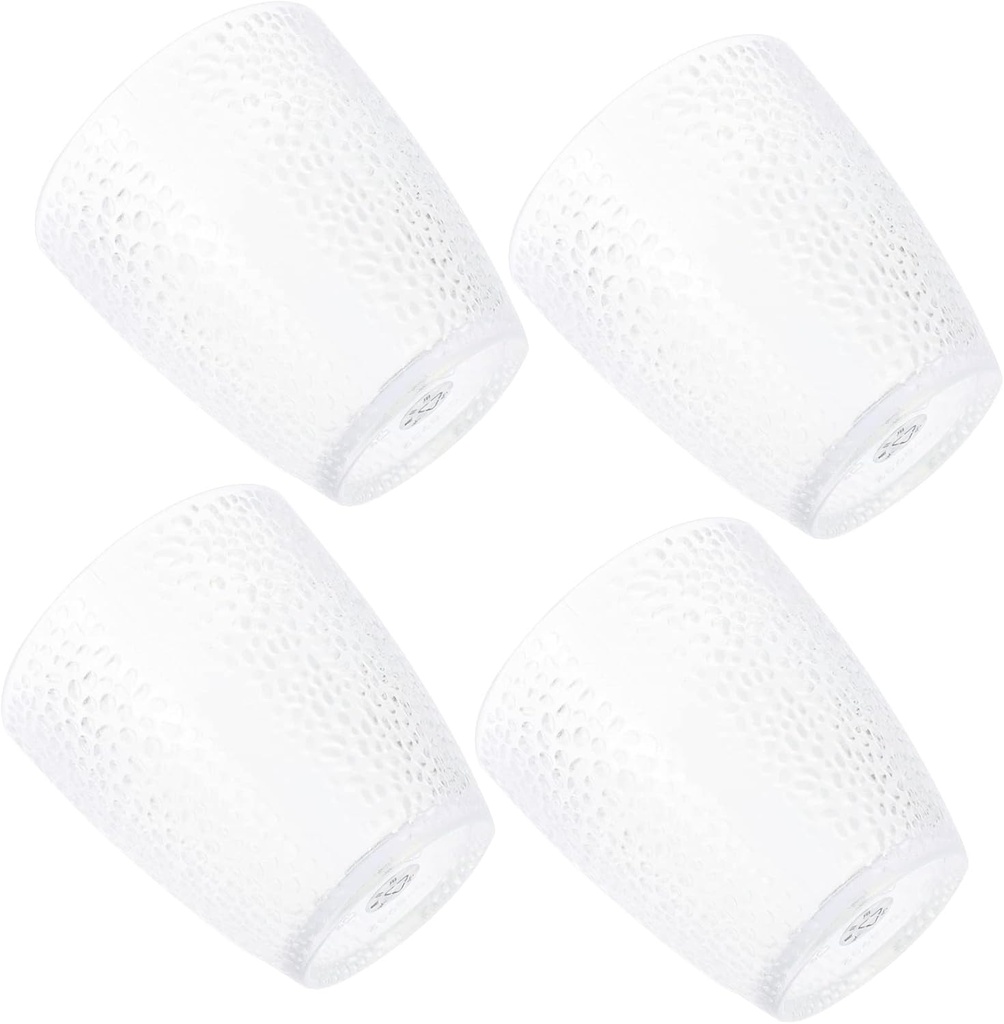 HEALLILY 4pcs Milk Water Tumbler Cups Set Acrylic Milk Cups Elegant Office Beverage Containers for Parties